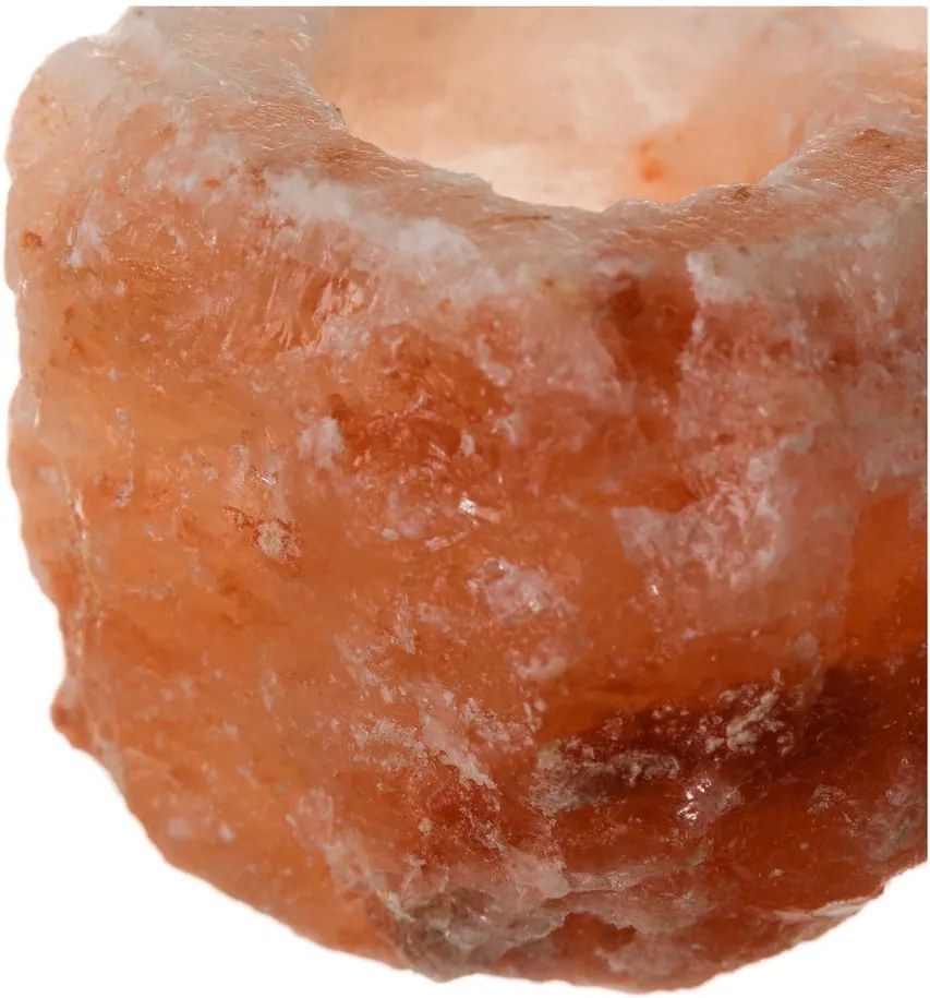 Suport din piatră de sare pentru lumânare Unimasa, 9 x 8 cm