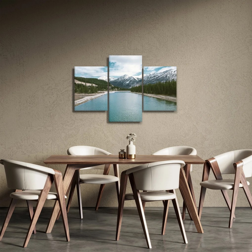 Tablou cu peisaj montan (90x60 cm)