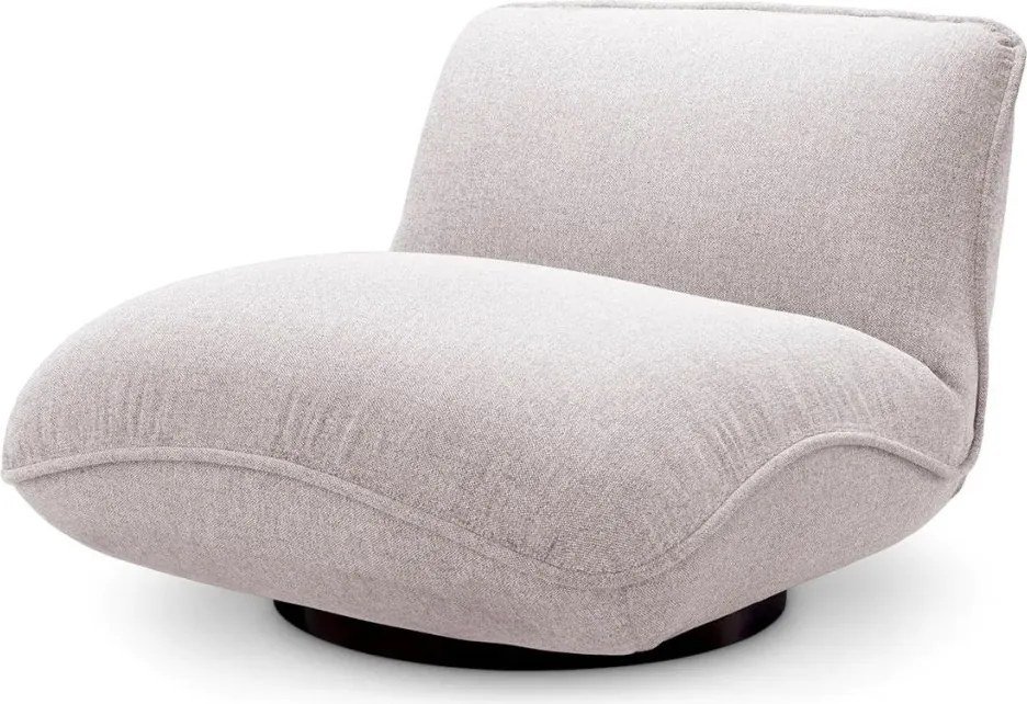 Fotoliu pivotant design elegant LUX Relax Outdoor, Mauritius grey