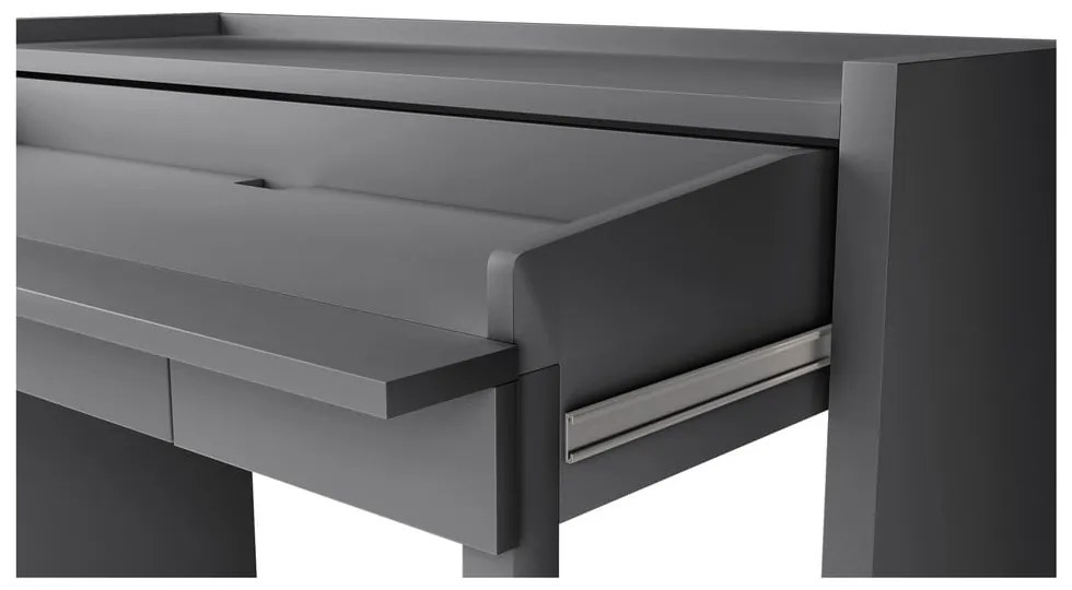 Birou gri 36x110 cm Mel - Woodman