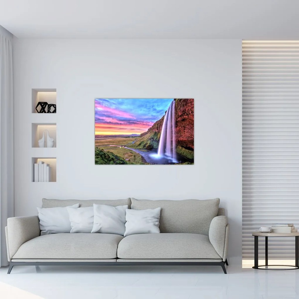 Tablou - Cascada Seljalandsfoss (90x60 cm)