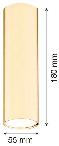 Spot TYBER 1xGU10/5W/230V alamă Argon 4761