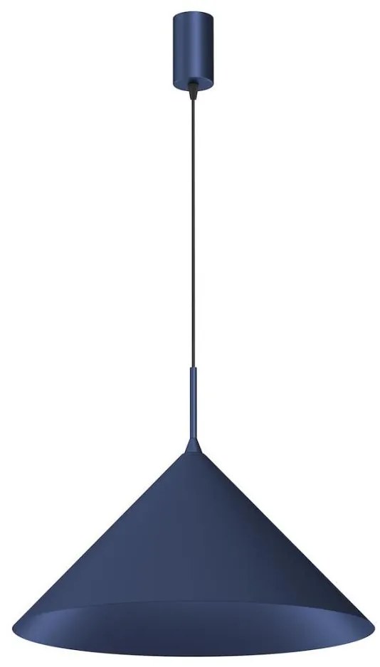 Lustră suspendată pe cablu CAPITAL, 1xGX53/15W/230V, Ø 46 cm, albastru