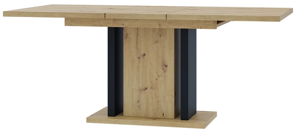 Masă de sufragerie Wogrun (artisan + Negru) (pentru 6 până la 8 persoane). 1055273