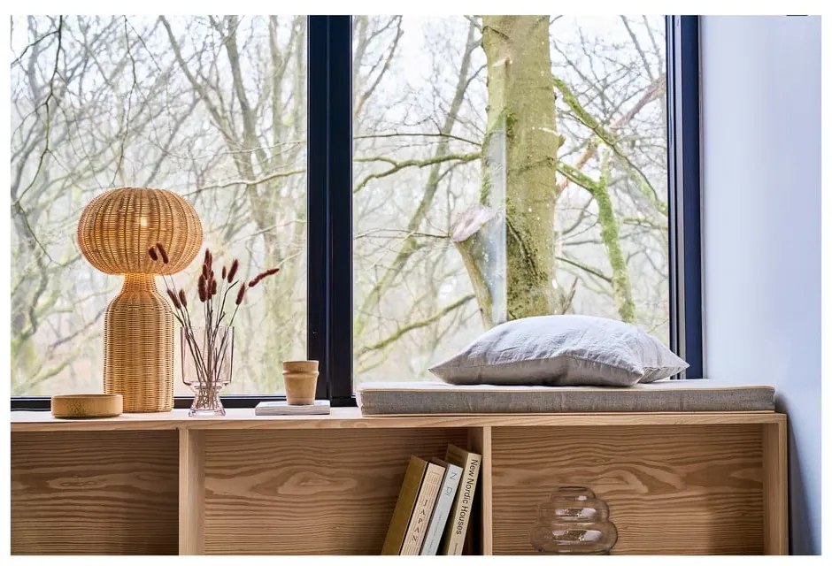 Vază roz-deschis din sticlă (înălțime 24 cm) Drum – Villa Collection