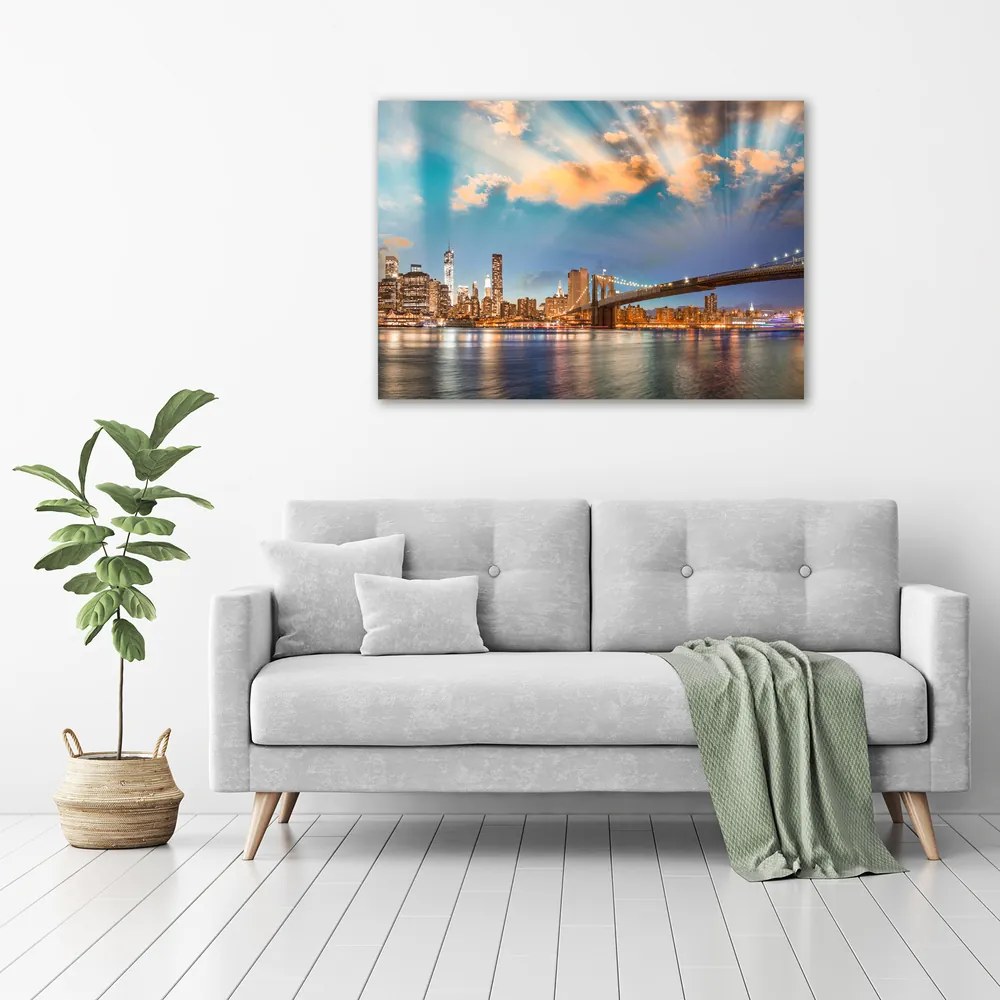 Imprimare tablou canvas Podul brooklyn