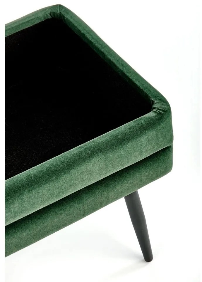 Scaun Velva 1, verde/negru