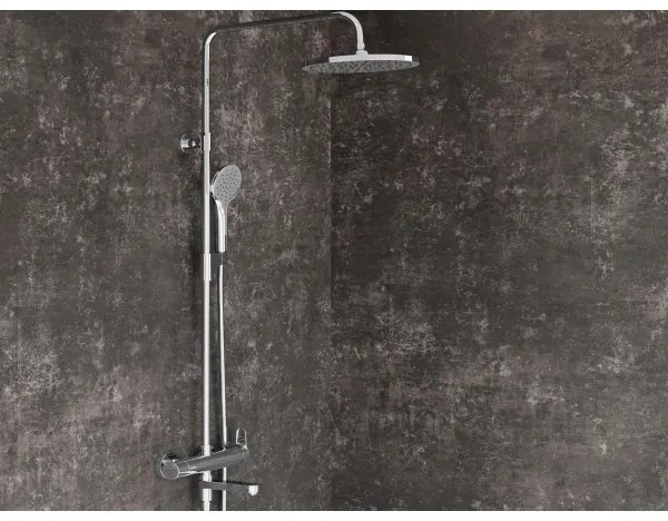 Ravak X07P642 - Set de duș cu baterie, crom lucios