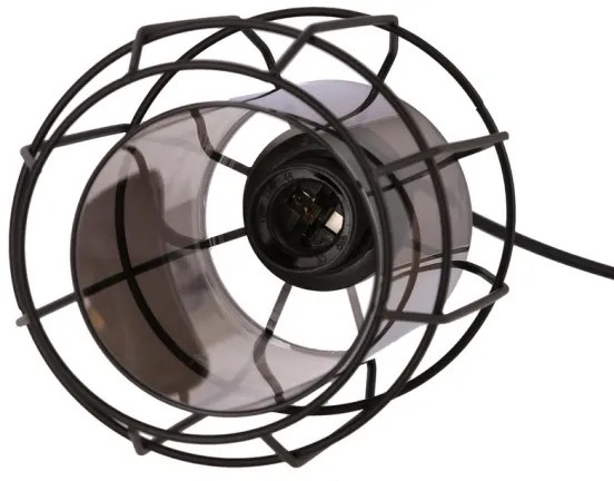 Lustră pe cablu JONERA 1xE27/40W/230V negru