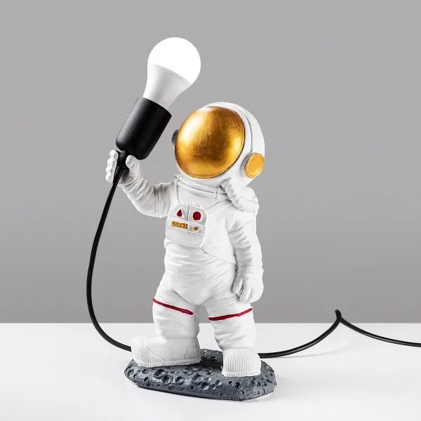 Lampă pentru copii ASTRONAUT 1xE27/40W/230V cupru/alb