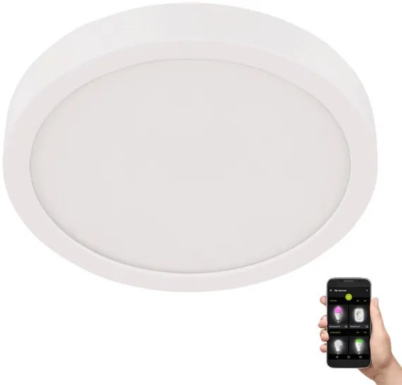 Eglo 30891 - Plafonieră LED pentru baie FUEVA LED/20,5W/230V IP44 albă