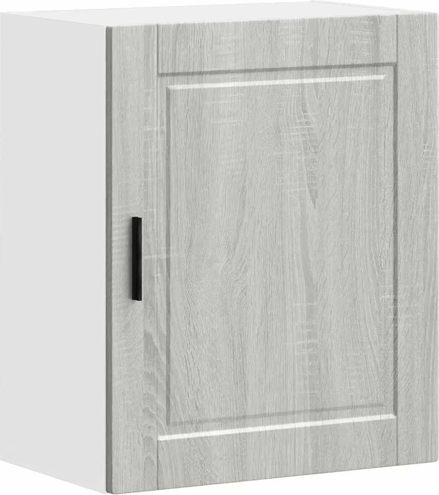 vidaXL Dulap de bucatarie "Porto" din lemn prelucrat Sonoma gri