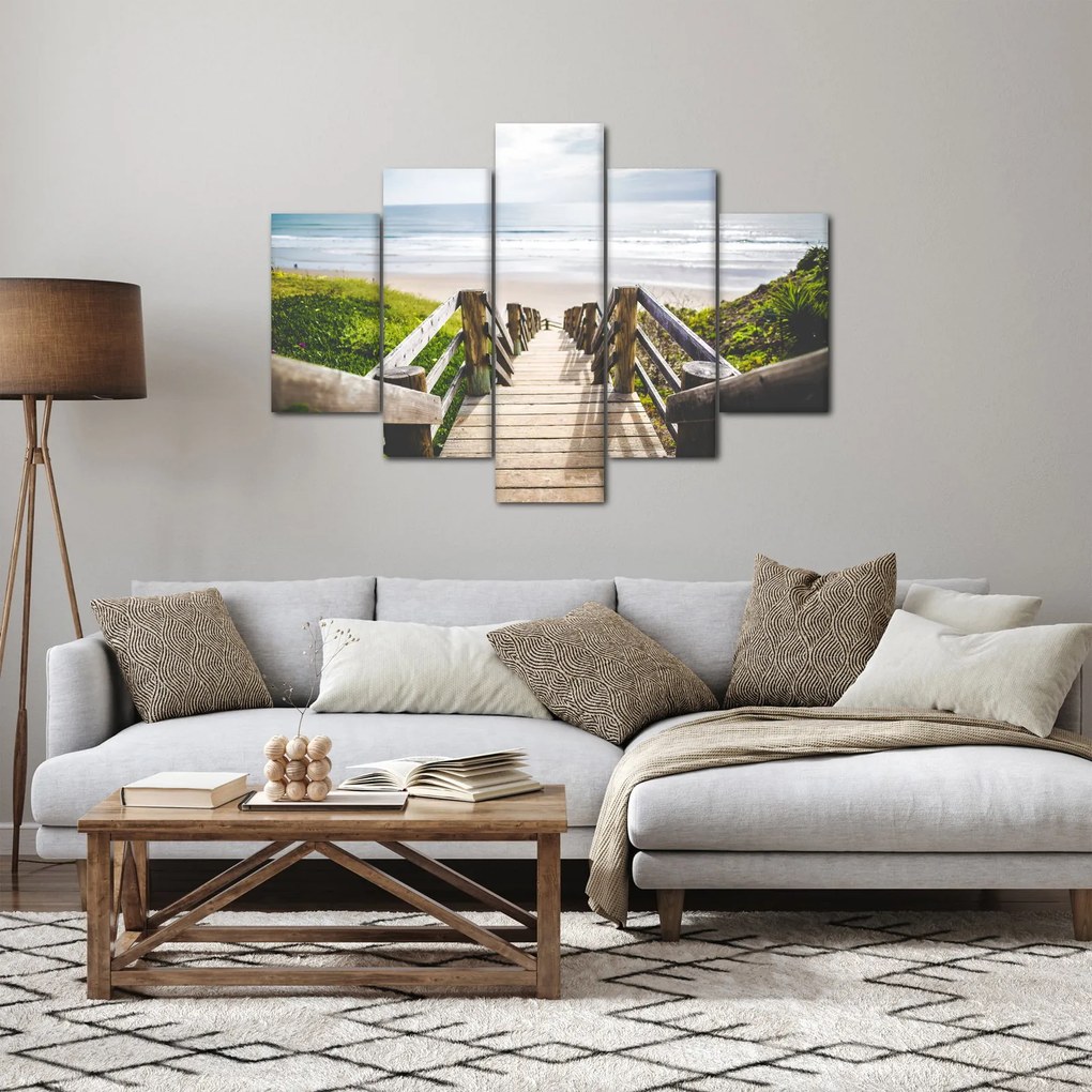 Tablou - Intare pe plaja (150x105 cm)