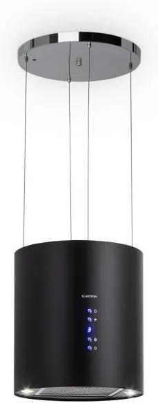 Klarstein Barett, hotă de aspirație, Ø 35 cm, convecție 560 m³/h, LED, filtru de carbon, neagră