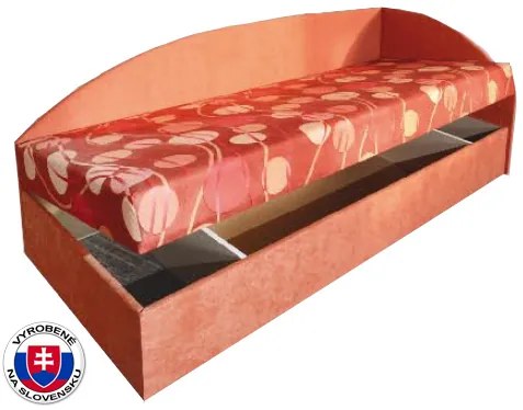 Pat de o persoană (canapea) 80 cm Mamie (cu saltea sandwhich) (D). 774122