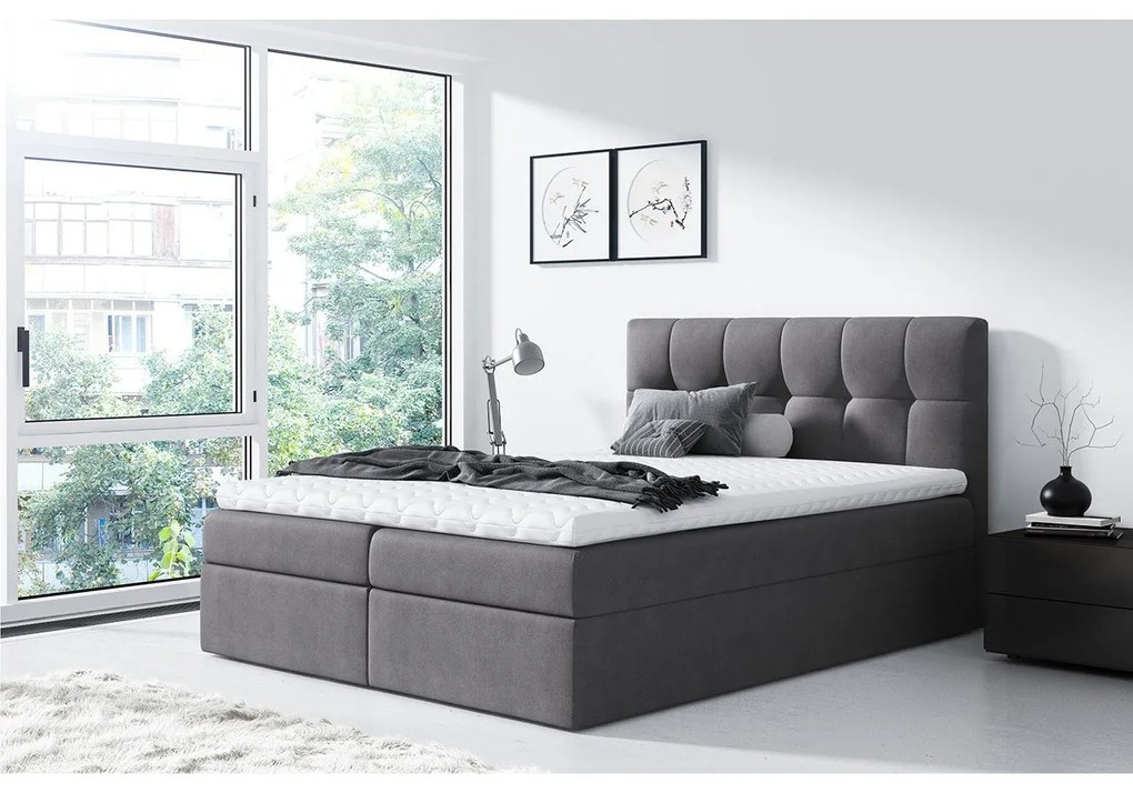 Pat matrimonial Boxspring Maddox (160x200) (Rico 23). 1058888