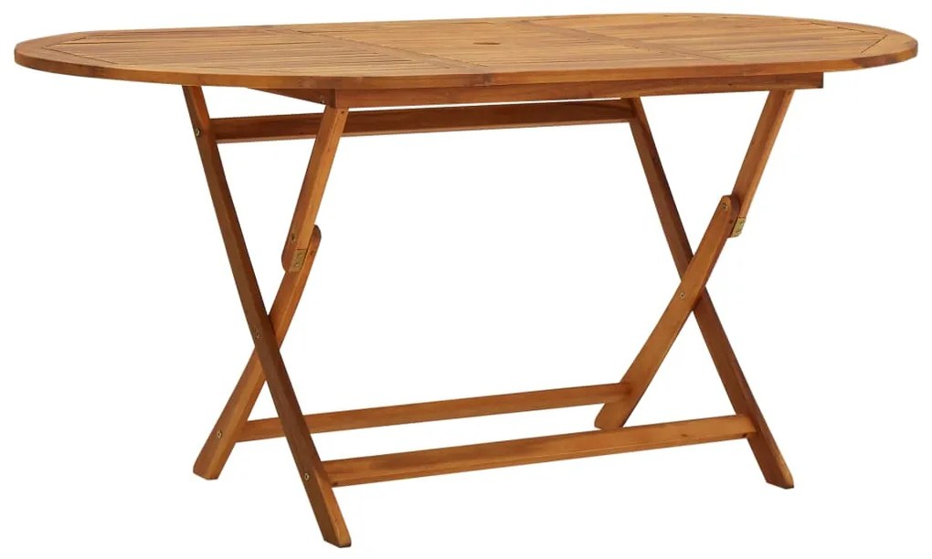 41816 vidaXL Masă de grădină, 160 x 85 x 75 cm, lemn masiv de acacia