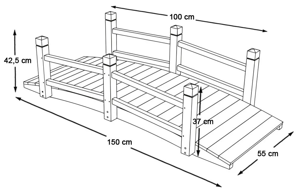 Pod gradina din lemn