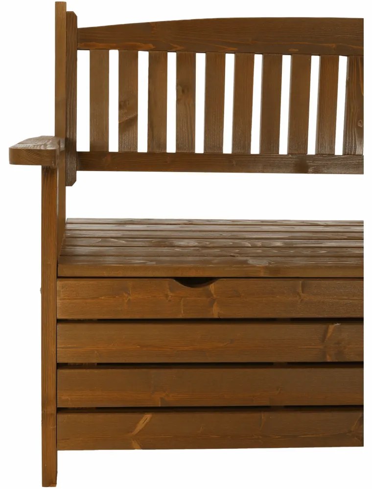 Bancă de grădină, maro, 150cm, AMULA