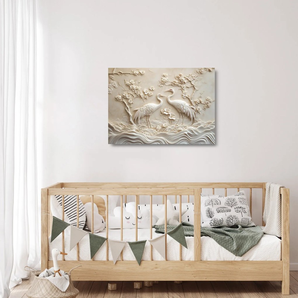 Tablou pe sticlă - Model Chinezesc (70x50 cm)