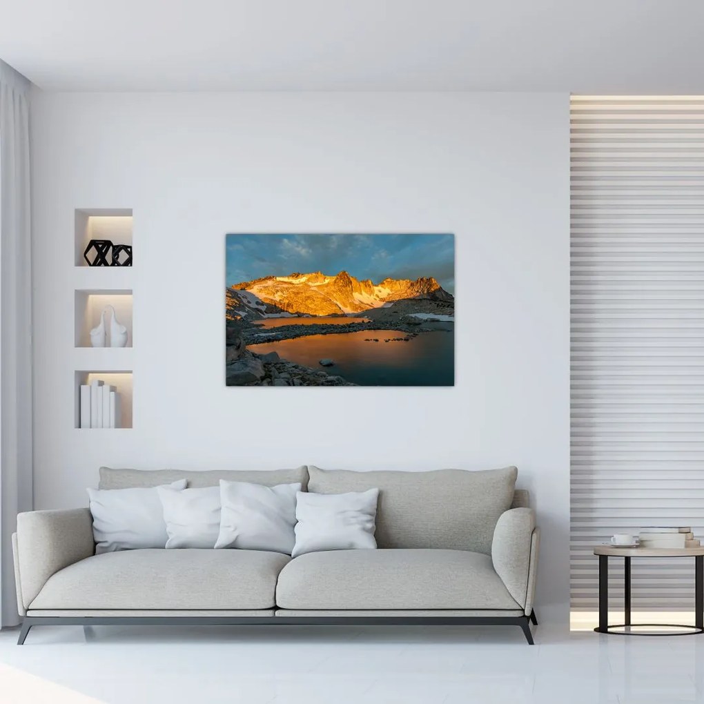 Tablou cu peisaj montan (90x60 cm)