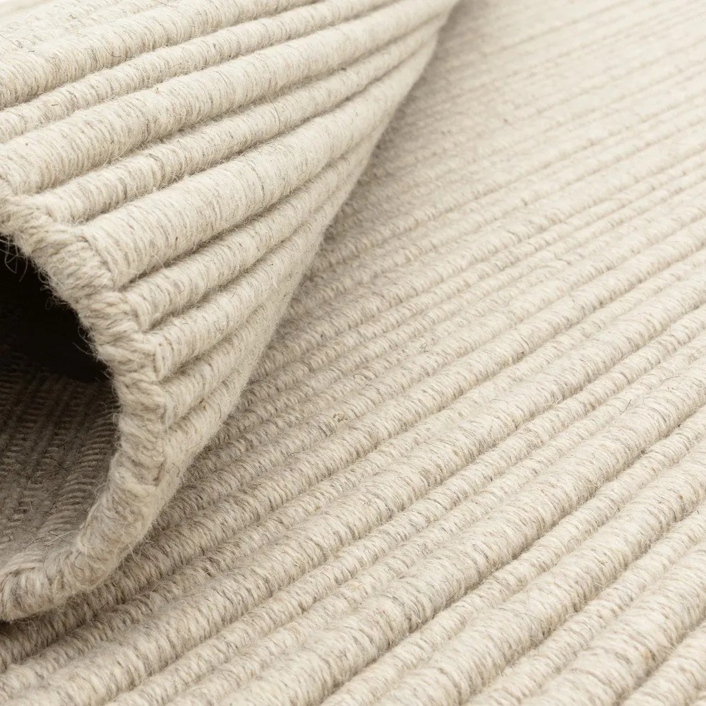 Covor fildeș țesut manual din amestesc de lână 120x170 cm Ravine – Asiatic Carpets