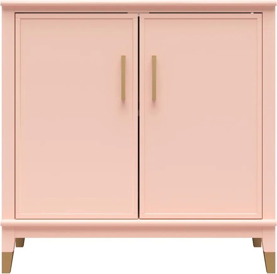 Dulap roz 86x85x41 cm Westerleigh – CosmoLiving by Cosmopolitan
