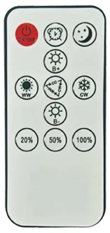 Brilagi - Corp de iluminat LED dimabil ULTRA SLIM LED/18W/230V Ø 30 cm alb + telecomandă