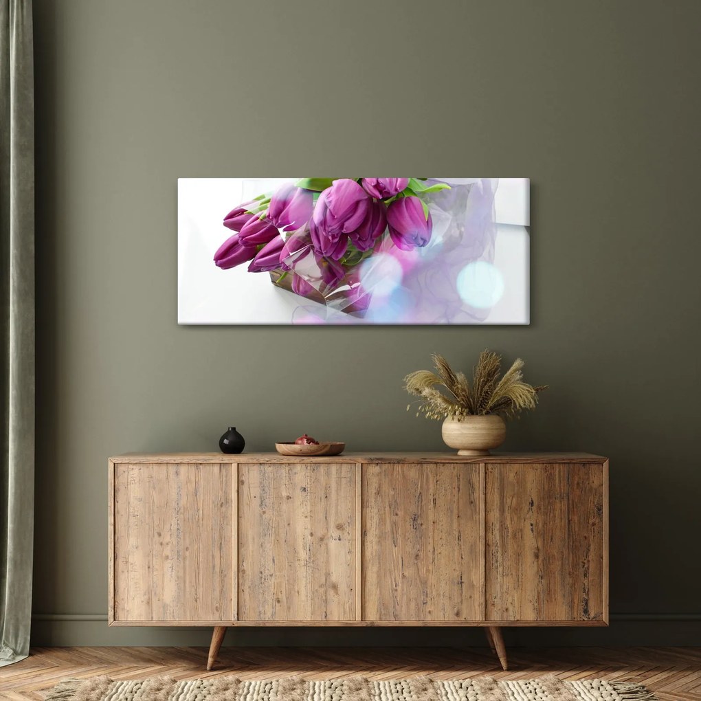Tablou - buchet de lalele (120x50 cm)
