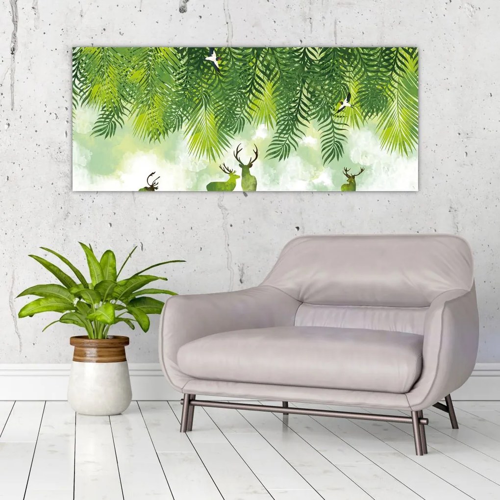 Tablou - Ceb în pădure (120x50 cm)