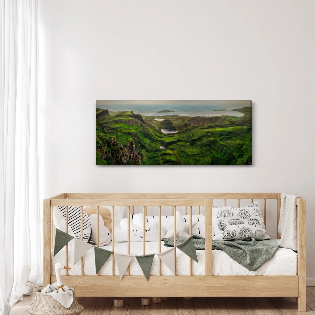 Tablou - Quiraing, Scoția (120x50 cm)
