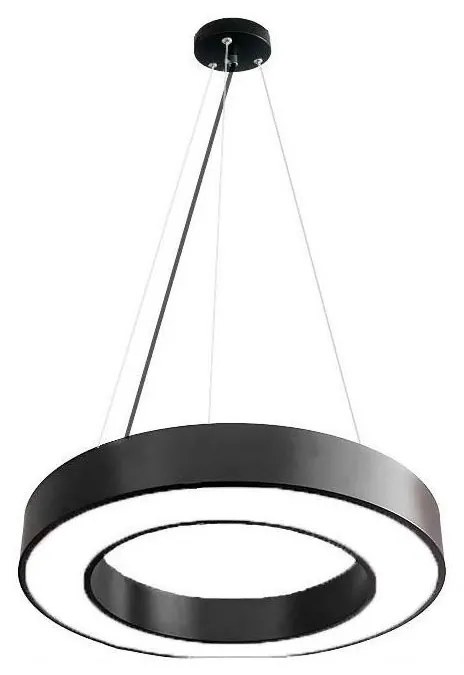 Lustră LED dimabilă pe cablu LED/45W/230V 3000-6500K negru + telecomandă