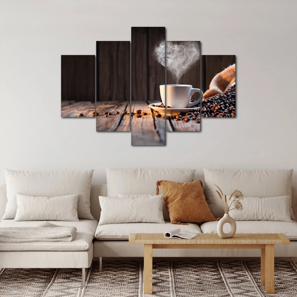 Tablou - Timp pentru cafea (150x105 cm)