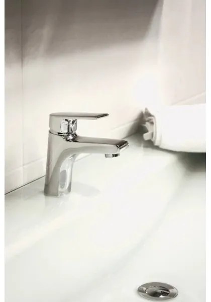 Baterie lavoar RAV Slezák CO127.0 cu ventil COLORADO, 14,3 cm, crom lucios