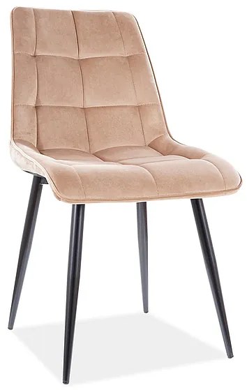 Scaun de sufragerie Charlie (maro deschis + negru). 1050295