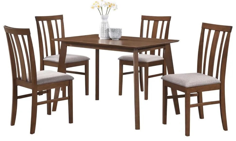 Set mobilier sufragerie Republica (nuc + bej) (pentru 4 persoane). 1116489