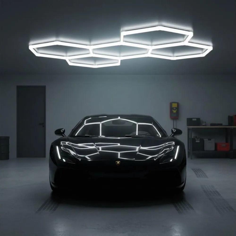 Plafonieră LED HEXLINE LED/216W/230V 6500K 208x300 cm albă
