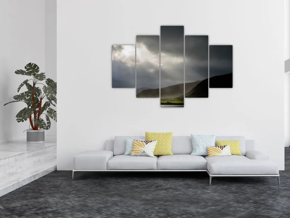 Tablou cu furtuna în apropiere (150x105 cm)