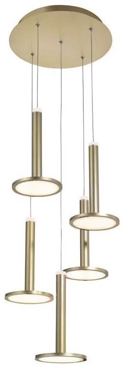 Lustra cu 5 pendule LED design modern Palencia