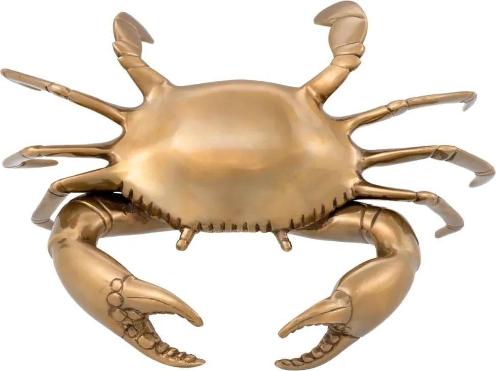 Obiect decorativ din alama masiva design LUX Crab