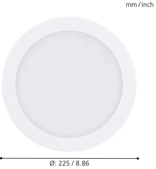 Eglo 96668 - Spot încastrat LED RGBW dimabil FUEVA-C LED/15,6W/230V