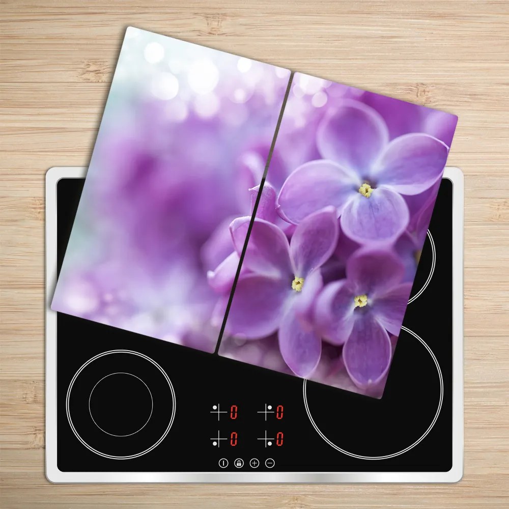 Tocator din sticla flori de liliac
