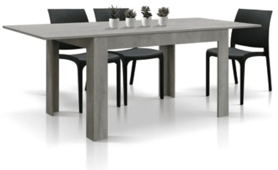 MASA LIZZY extensibila 140cm/90 cm - GRI CIMENT