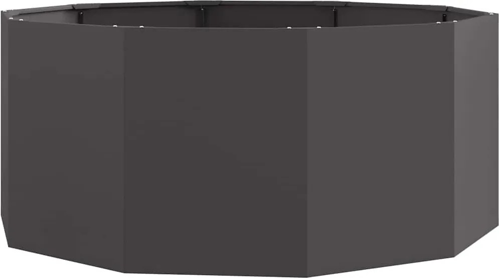 vidaXL Jardinieră Negru 120 x 120 x 50 cm Oțel