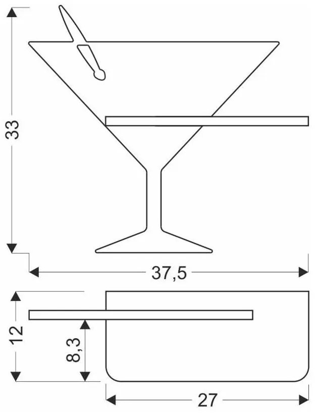 Aplică de perete albastră LED Piccolo – Candellux Lighting
