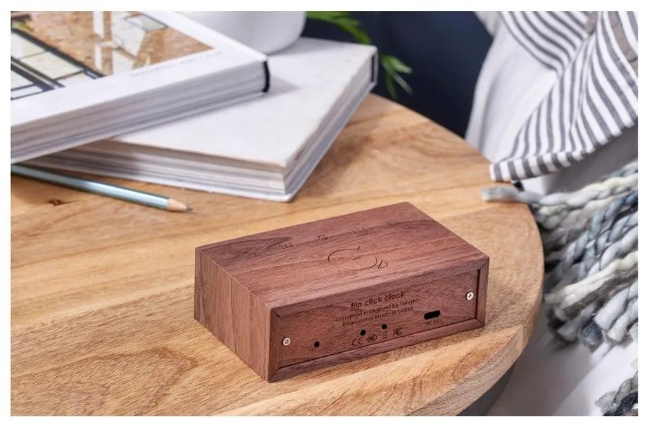 Ceas deșteptător digital Flip Click – Gingko