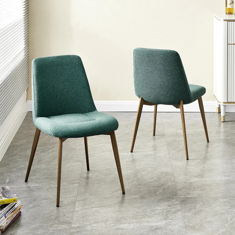 Scaun verde pentru bucătărie, soft, în stil art nouveau - 2 buc. Deprimo jj70zs2144 by Deprimo