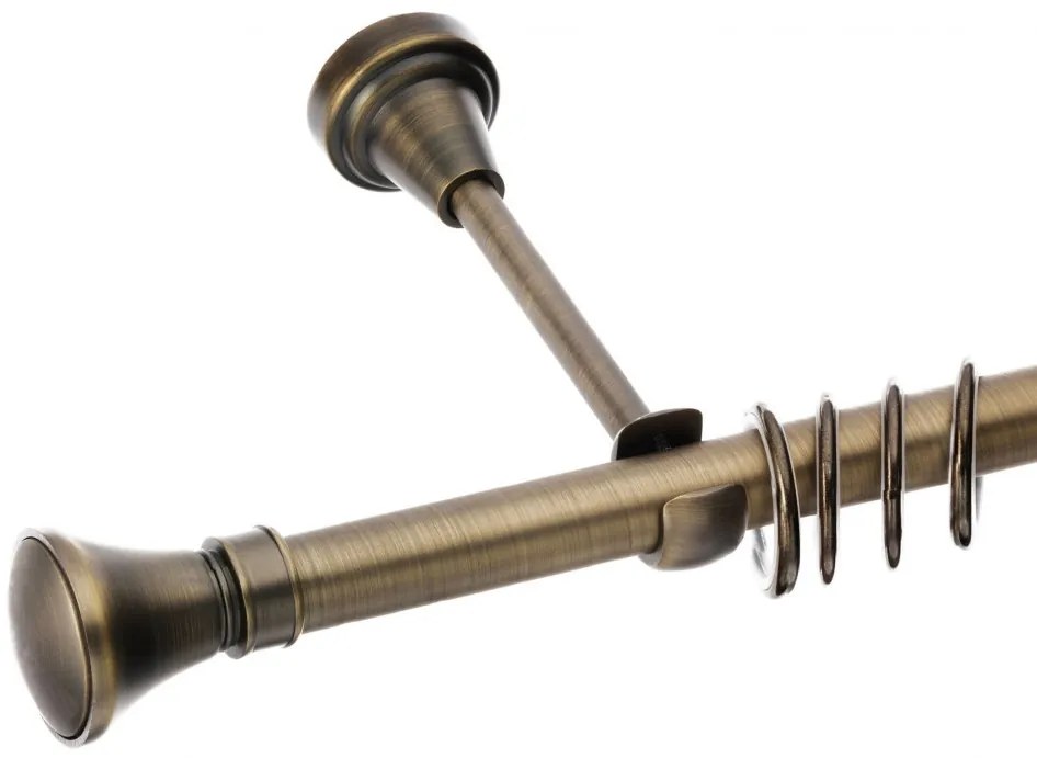 Galerie simpla PRINCE 19 mm patyna (Alege marime: 200 cm)