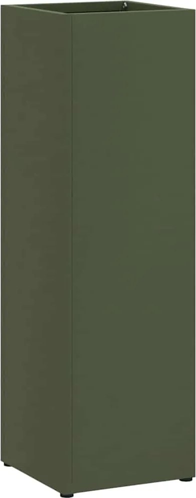 vidaXL Suport pentru umbrele Oliv 15,5 x 15,5 x 49 cm Metal