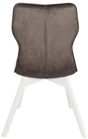 Set Masa Rotunda Cu 6 Scaune Demi New, Alb Si Natur
